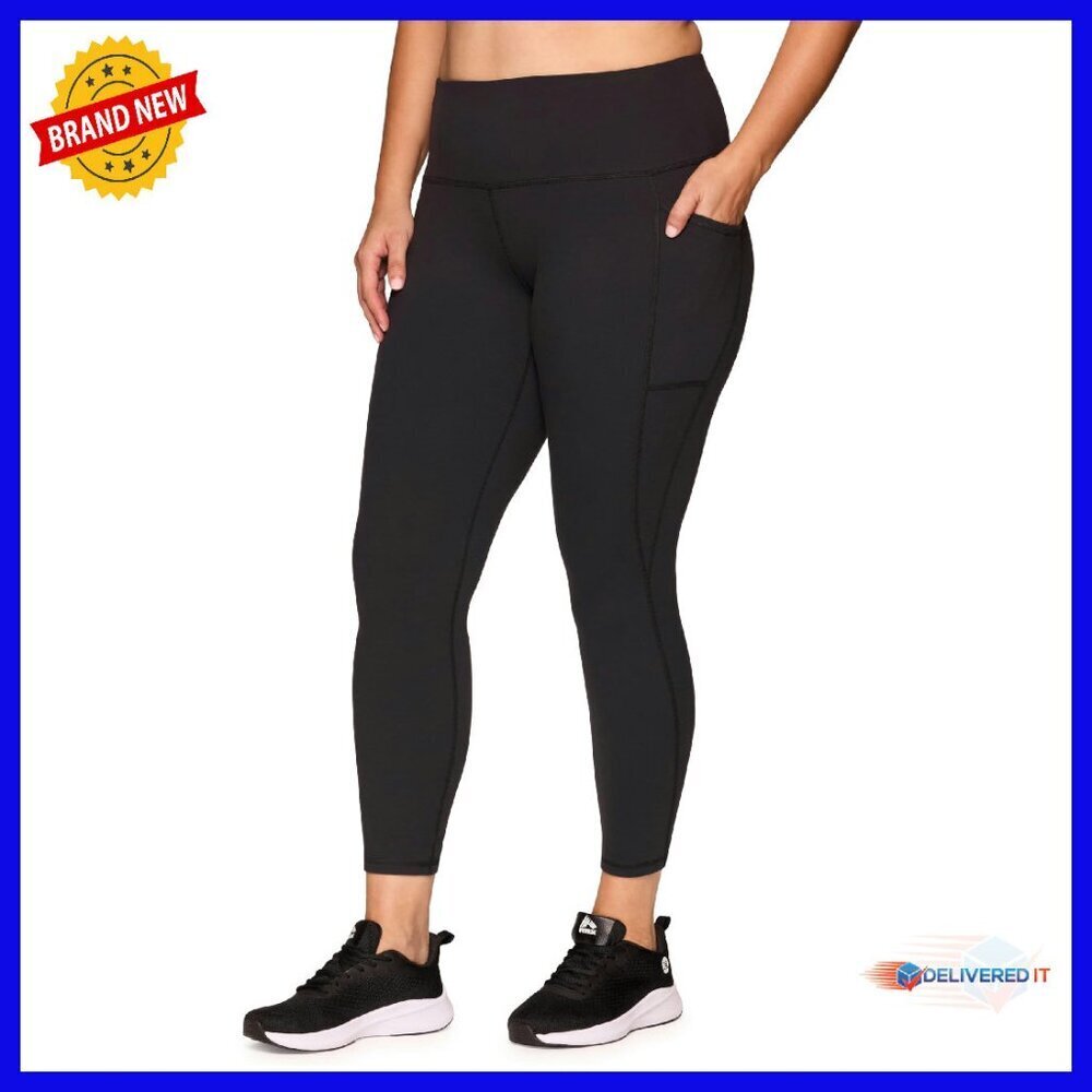 Plus Size High Waist Workout Leggings with Pockets, Squat Proof